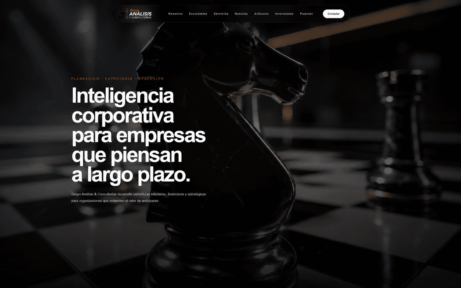 Sitio web institucional de Grupo A&C
