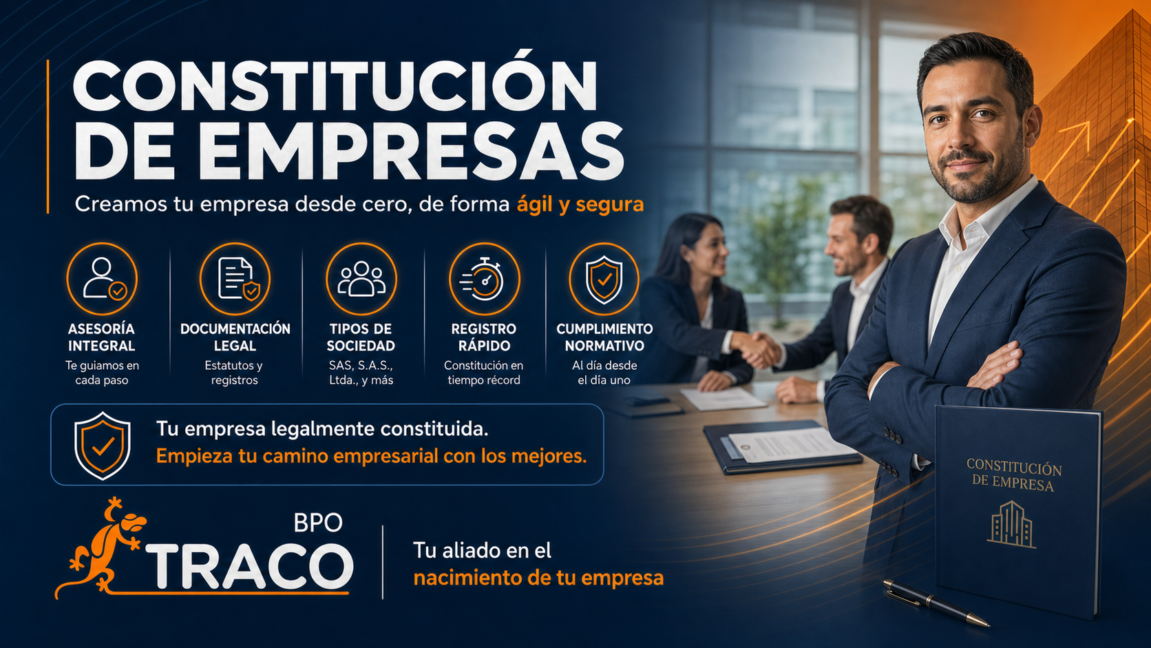 Caso de impacto TRACO 1: Constitución de Empresas